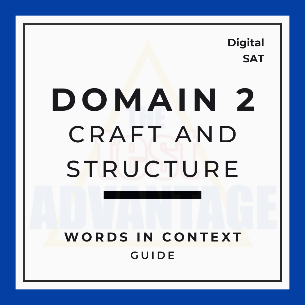 How to Ace Digital SAT Vocabulary Questions: Expert Strategies for Words in Context (Domain 2)