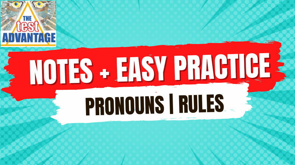 Lesson 12 | Notes | Pronouns