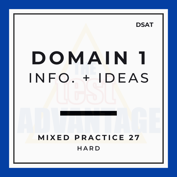 Domain 1 | Information and Ideas | Mixed Practice  27