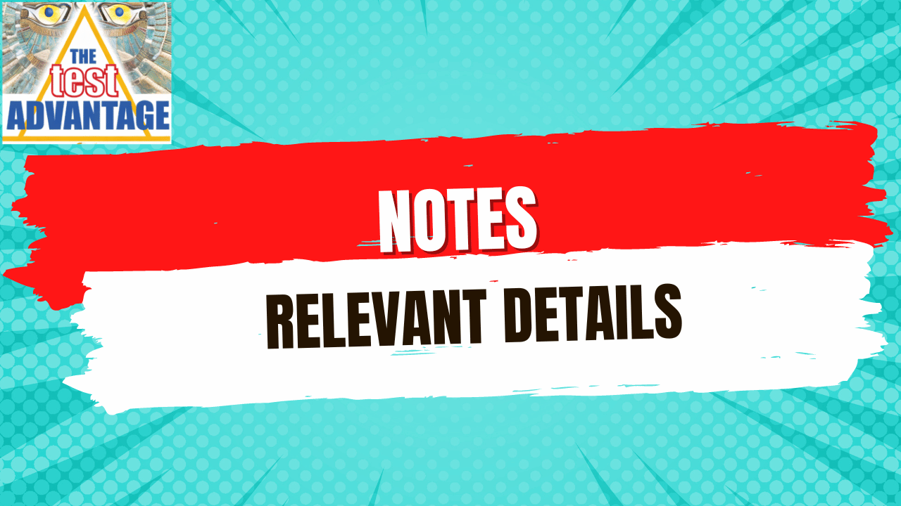 Lesson 28 | Notes | Relevant Details