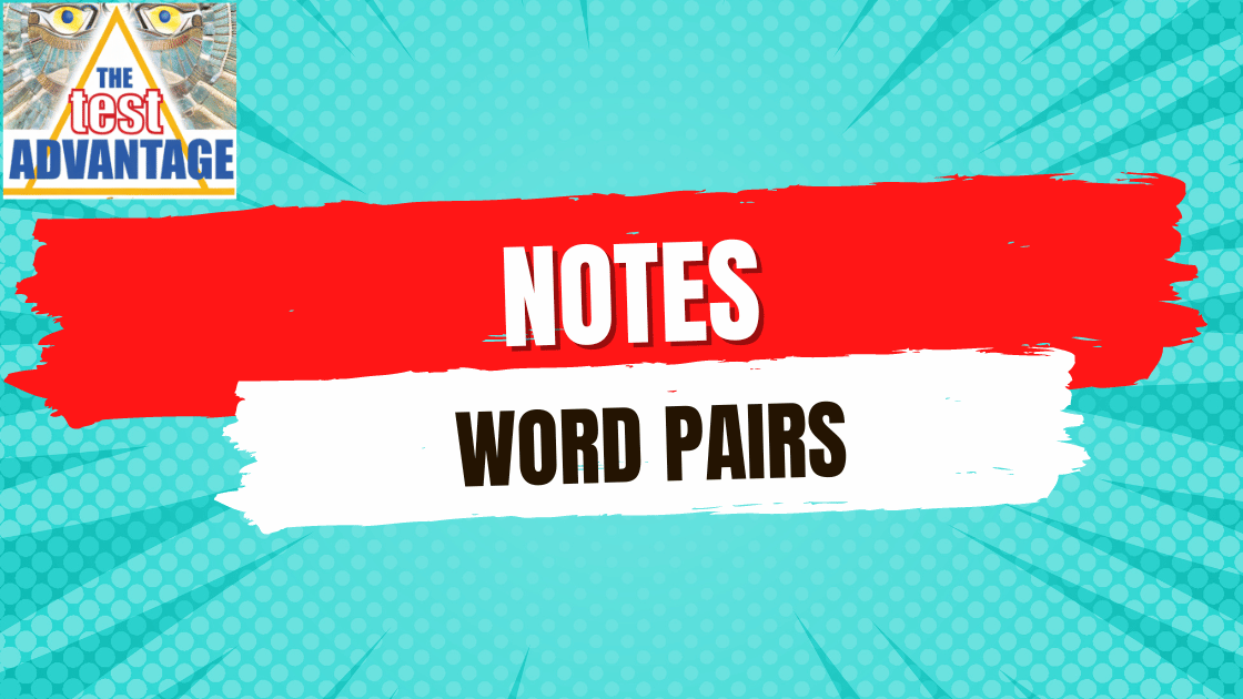 Lesson 15 | Notes | Grammar | Word Pairs