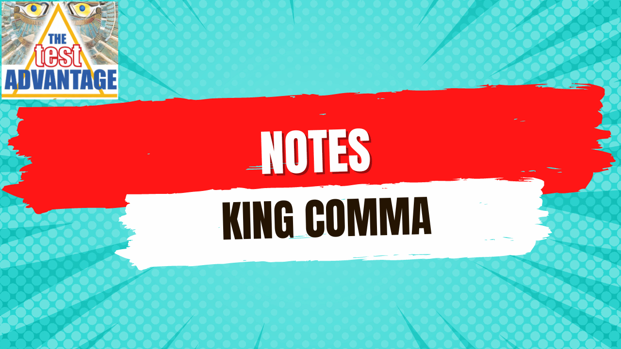 Lesson 23 | Notes | Comma Rules and Errors