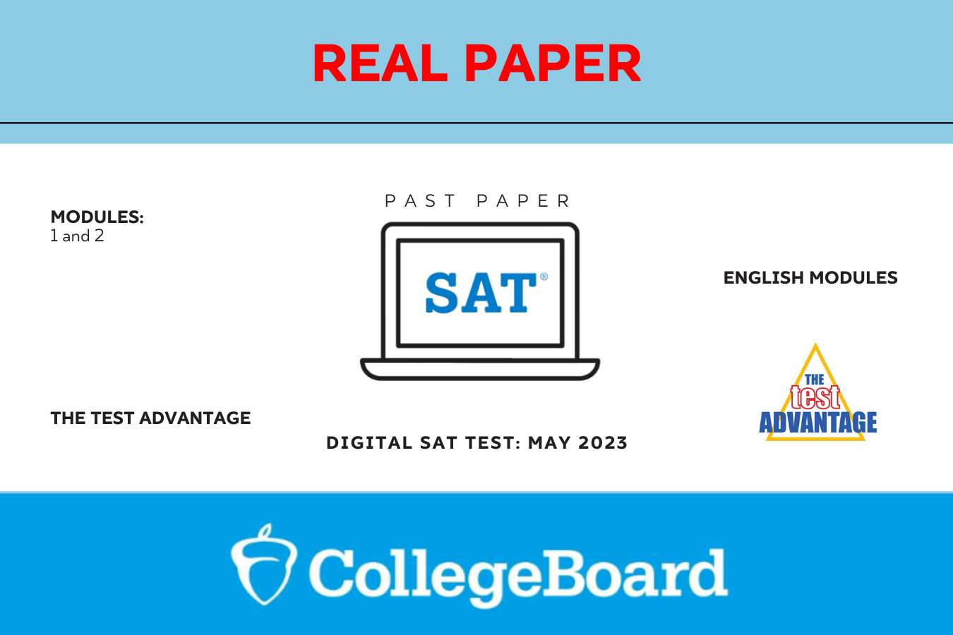 DSAT English | Test 3 RW  | Mod 1 and 2* Test Image