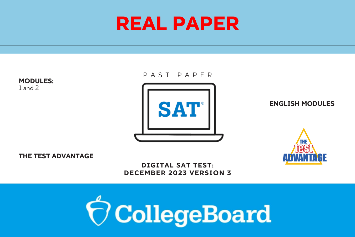 DSAT English | December 2023 |  Version 3 Test Image