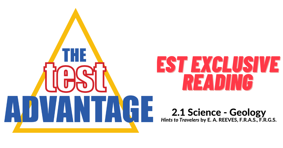 EST Reading | Science | Passage 12 | Hints to Travelers Test