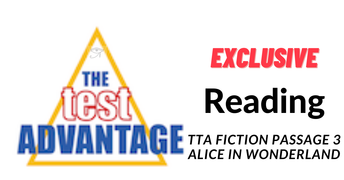 EST Reading | Fiction | Passage 3 | Alice in Wonderland Test Image