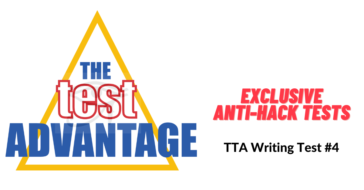 EST | TTA Writing Mastery | Test 4 | Report Available Test