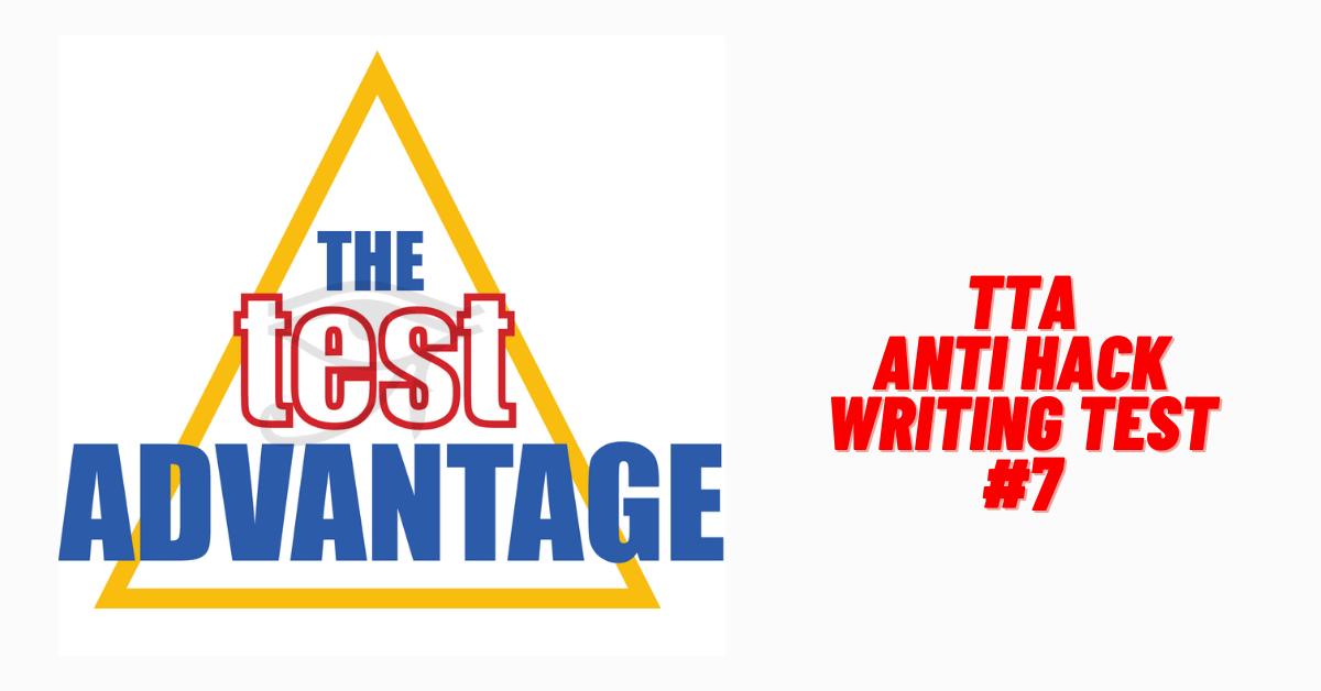 EST | TTA Writing Mastery | Test 7 | Report Available Test Image