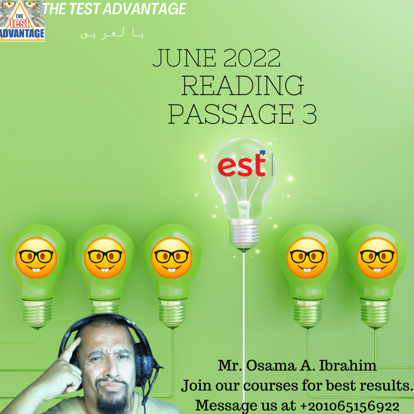 EST Reading June 2022 Guide | Passage 3 of 5