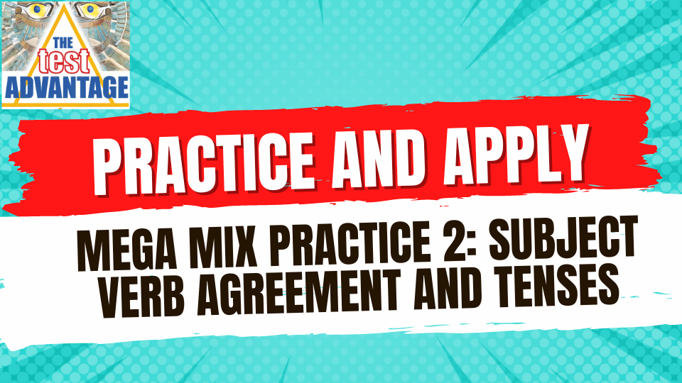 Practice and Apply | Mega Mix Practice 2 | Subject Verb Agreement and Tenses